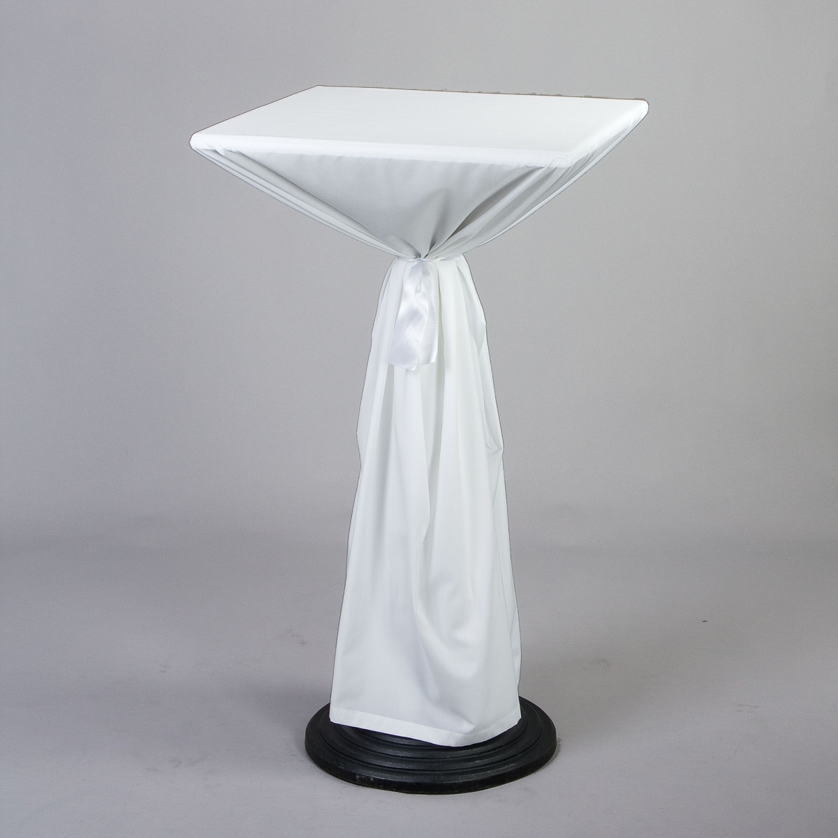 Husse Stehtisch quadratisch, 60,5 x 60,5 cm, Weiss;