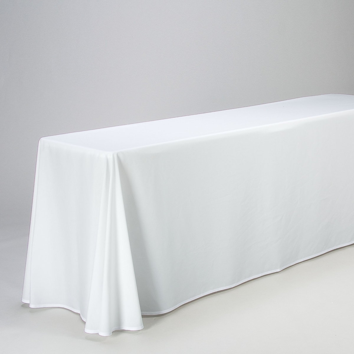 Eindeckung textil, Biertisch 220 x 50 cm, Weiss;