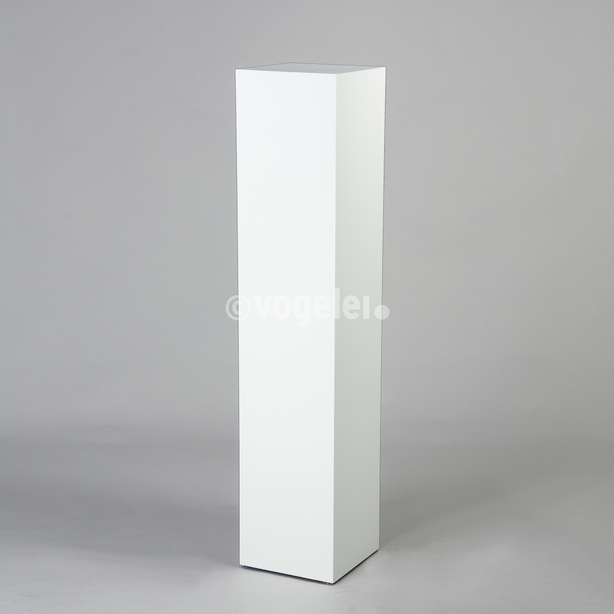 Säule Lack, H 140 x 30 x 30 cm, Weiss