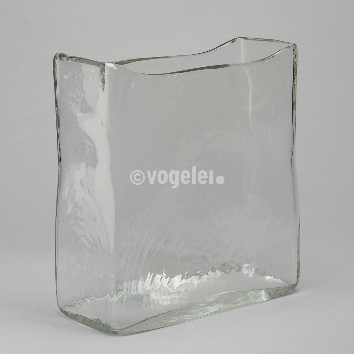 Glashafen, rechteckig, H 30 x 30 x 12 cm, Klar