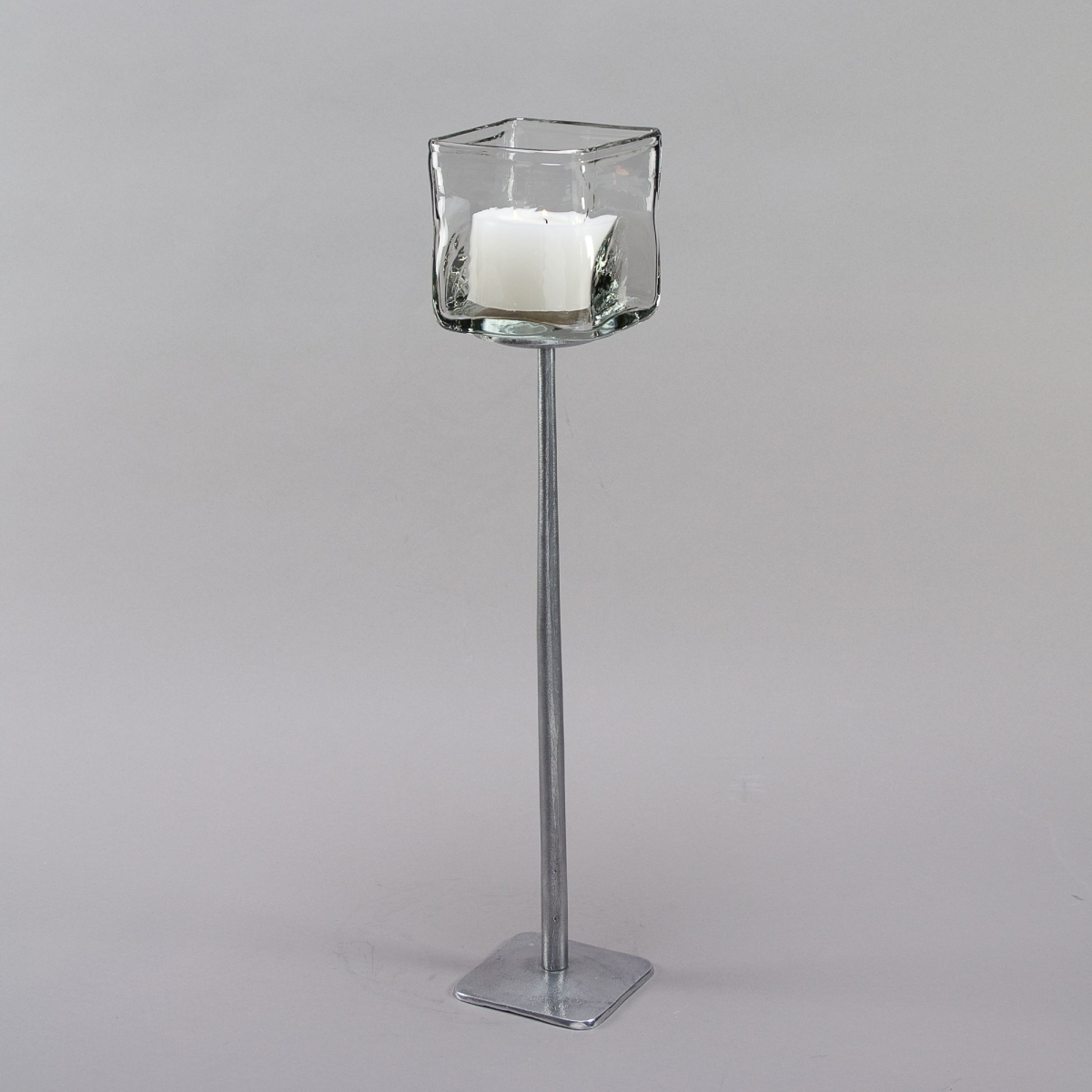 Objektständer Alu mittel, H 58 cm, Natur;