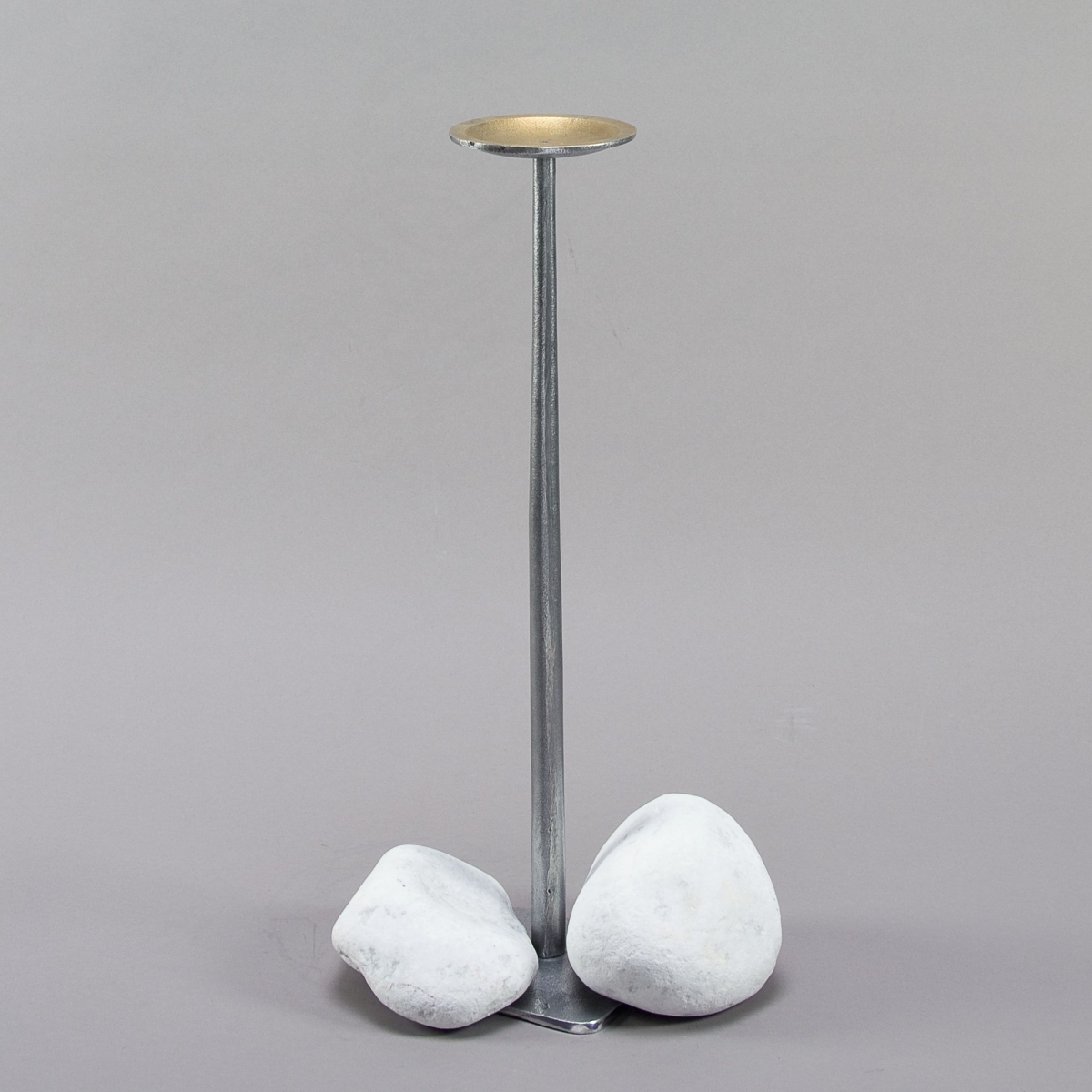 Objektständer Alu mittel, H 58 cm, Natur;
