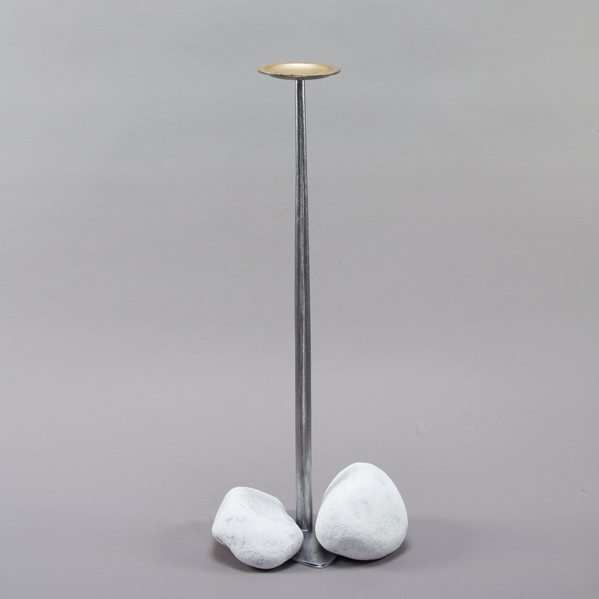 Objektständer Alu groß, H 74 cm, Natur;