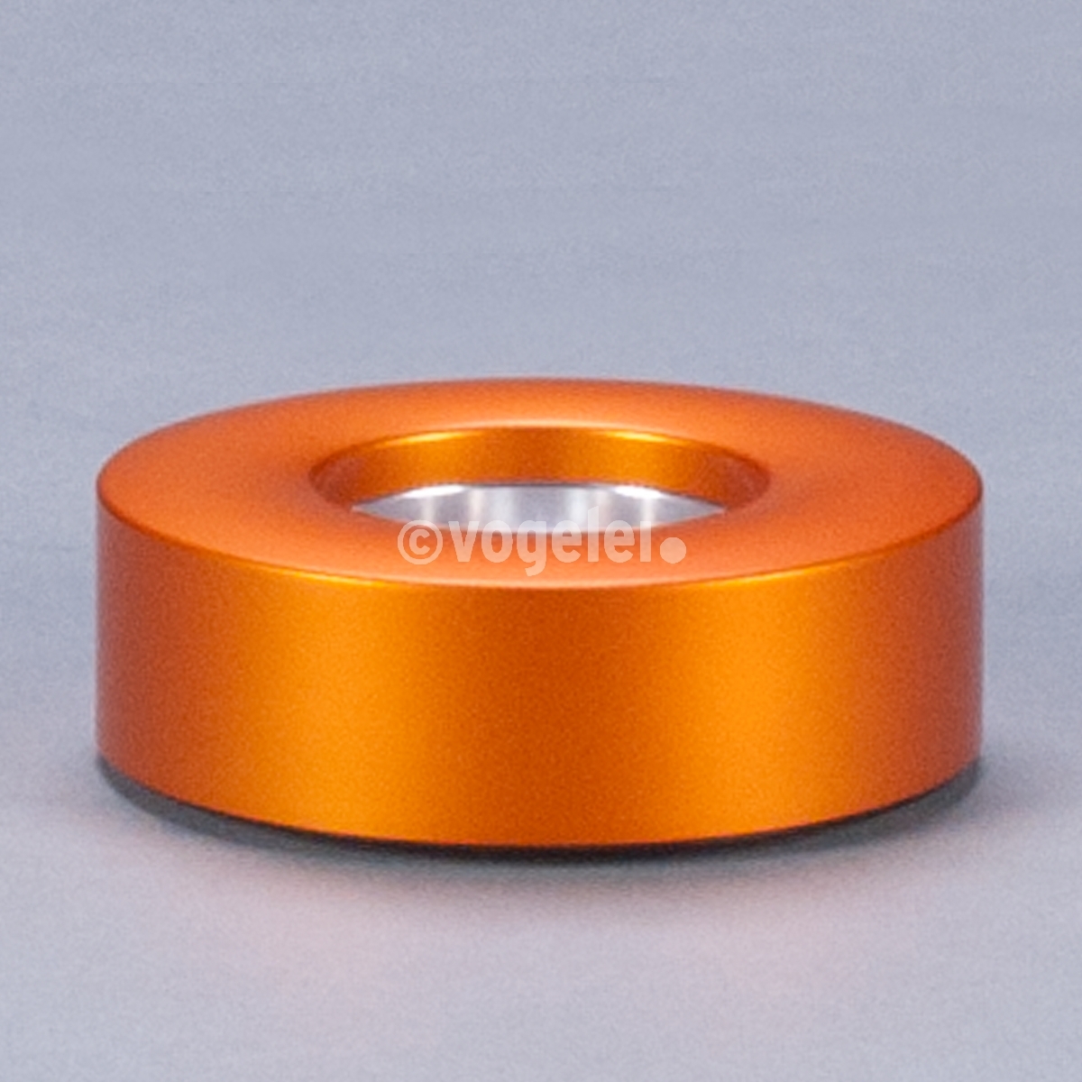 Teelichthalter Alu, H 2,8 x D 8 cm, Orange