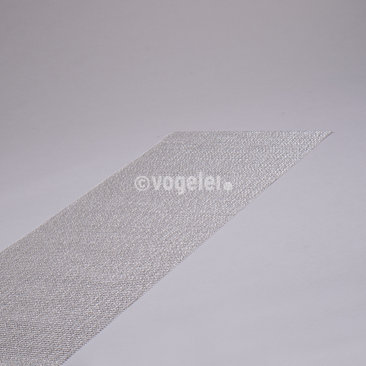 Tischläufer Woven Lattice, 36 x 183 cm, Silver