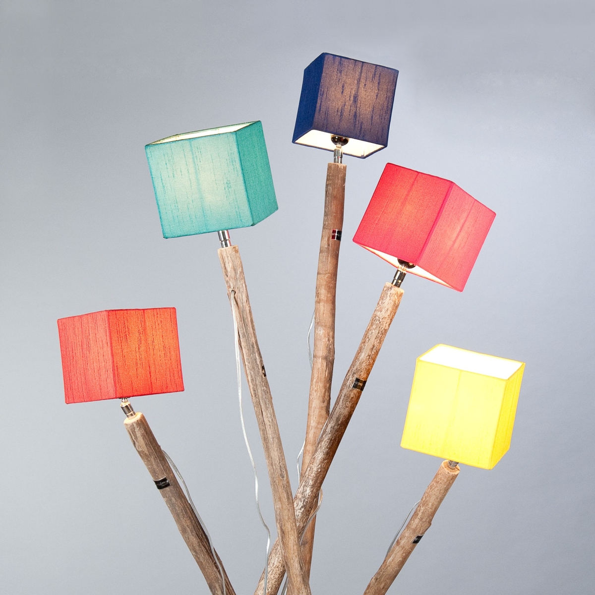 Laterne Bambus, zylindrisch, H 72 x D 23 cm, Natur;