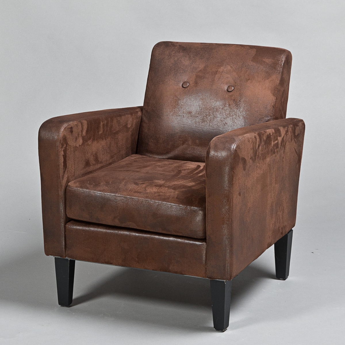 Sessel CLUB, H 77 x B 67 x T 75 cm, Braun;