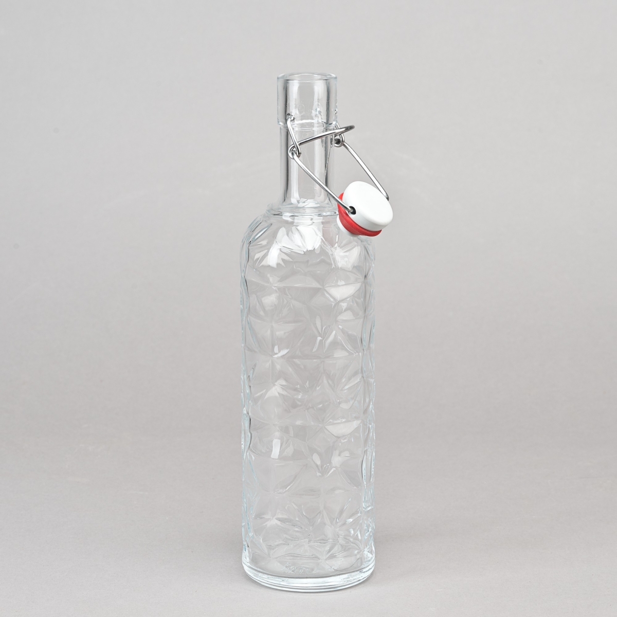Bügelflasche Kristall, D 8,5 x H 32 cm, Klar;