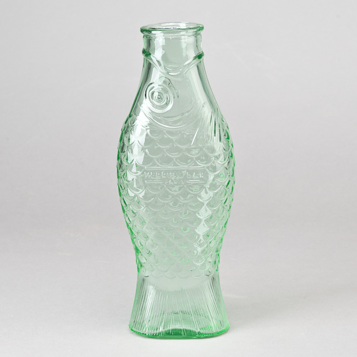 Karaffe, B 10,6 x T 7,5 x H 29 cm , Glas, Grün;