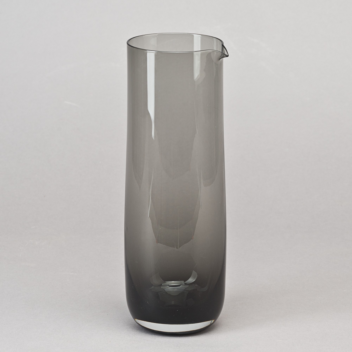 Karaffe 1,2L, D 9,8 x H 27 cm , Glas, Grau;