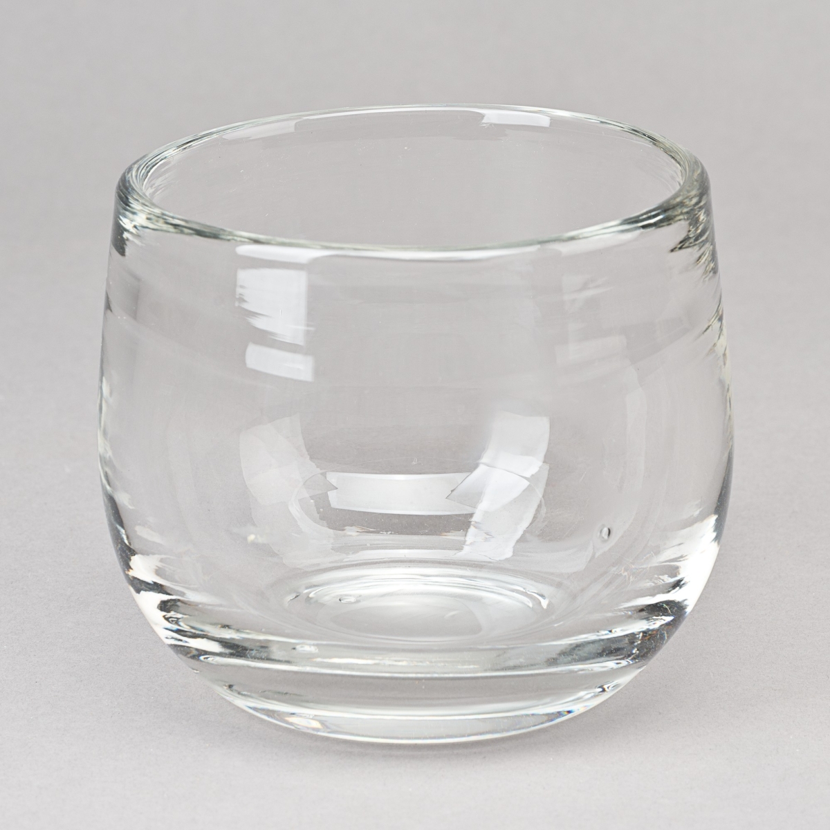 Vase/Windlicht S, rd, H 11 x D 13 cm, Glas, Klar;
