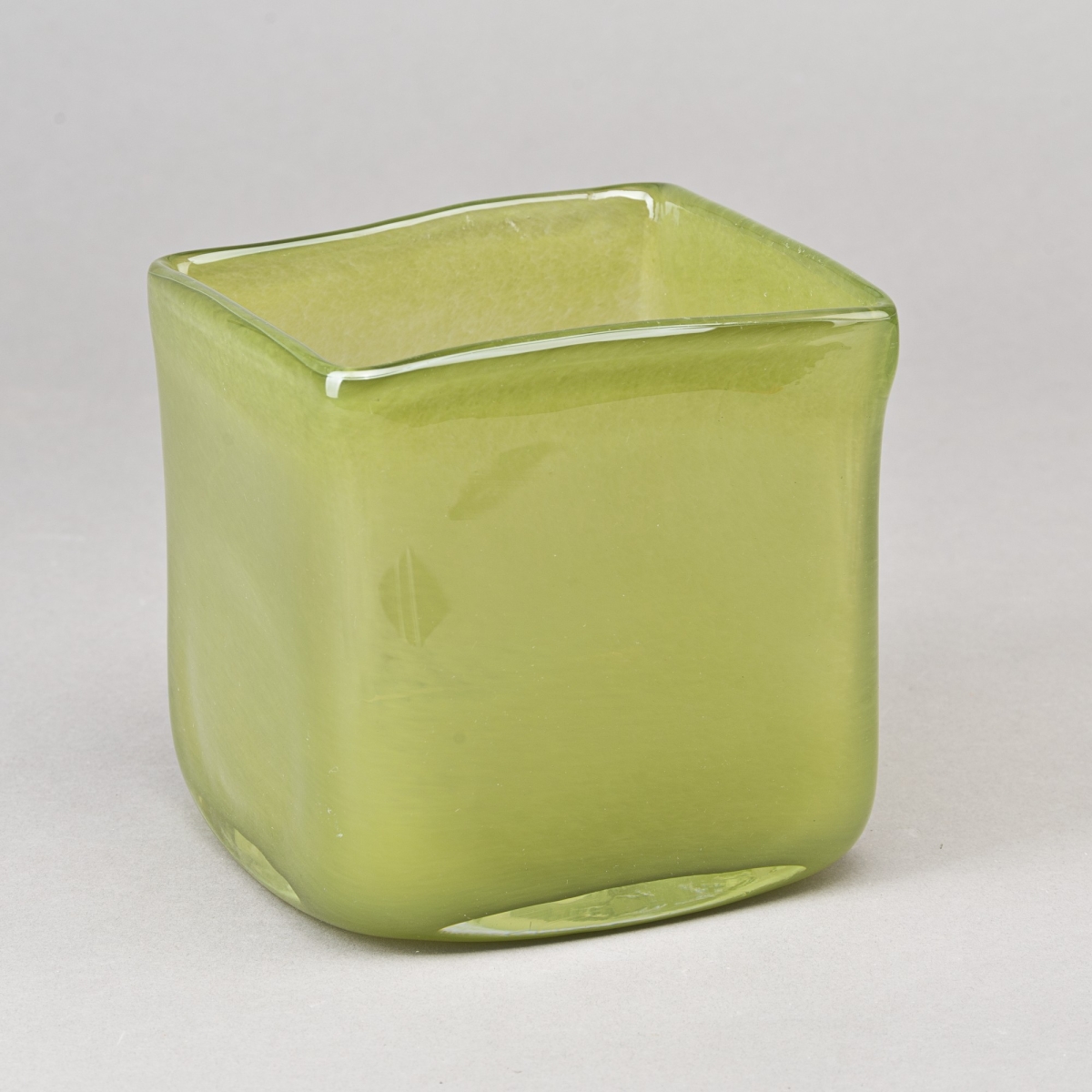 Glashafen, quadratisch, 12 x 12 x 12 cm, D Grün;