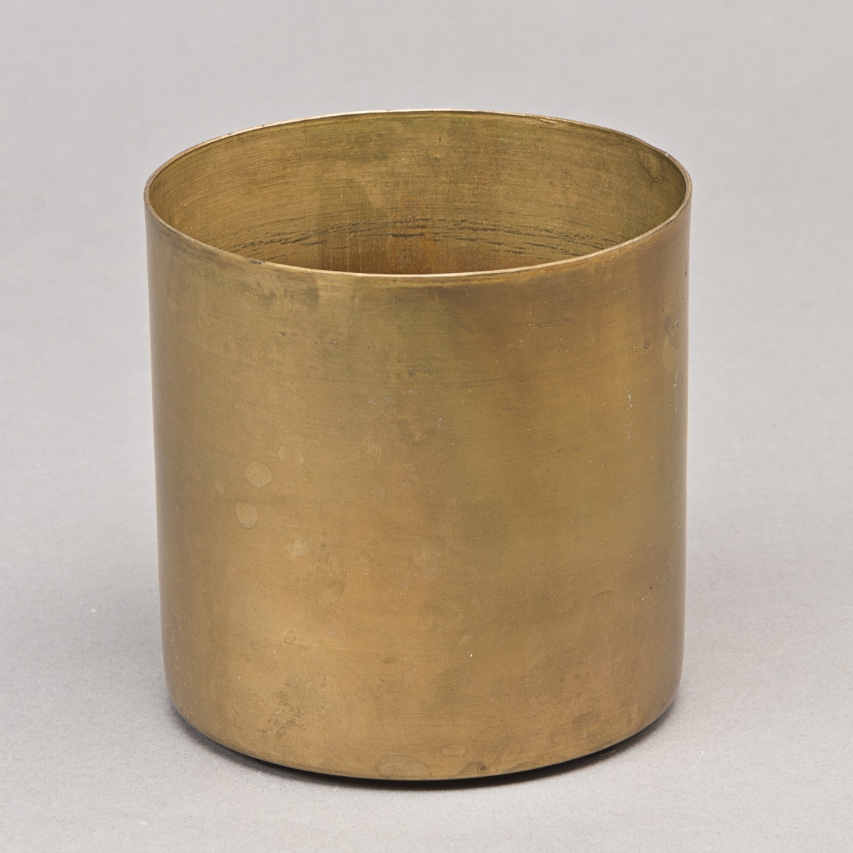 Windlicht, D 10 x H 10 cm, Messing, Natur;