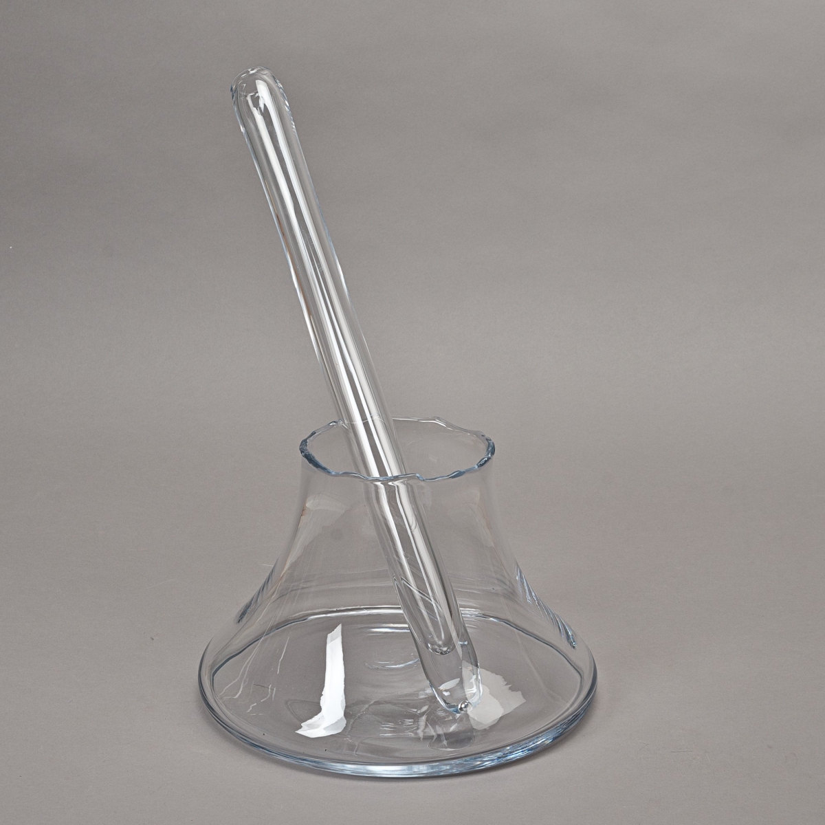Vase EMMANUEL, H 20 x Du 30 x Do 15 cm, Glas, Klar;