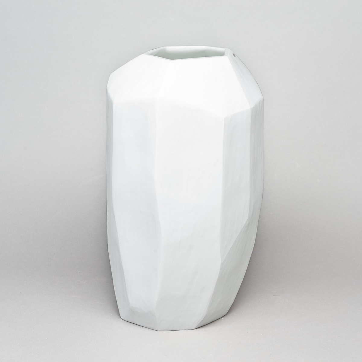 Vase CUBISTIC L, H 48 x D 31 cm, Opal;