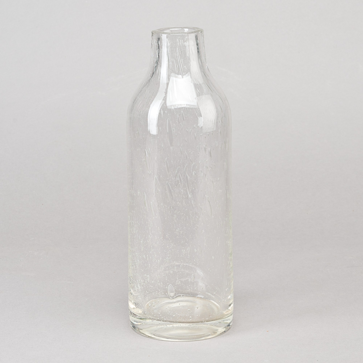 Vase LONGO M, H 30 x D 10 cm, Clear Bubbles;