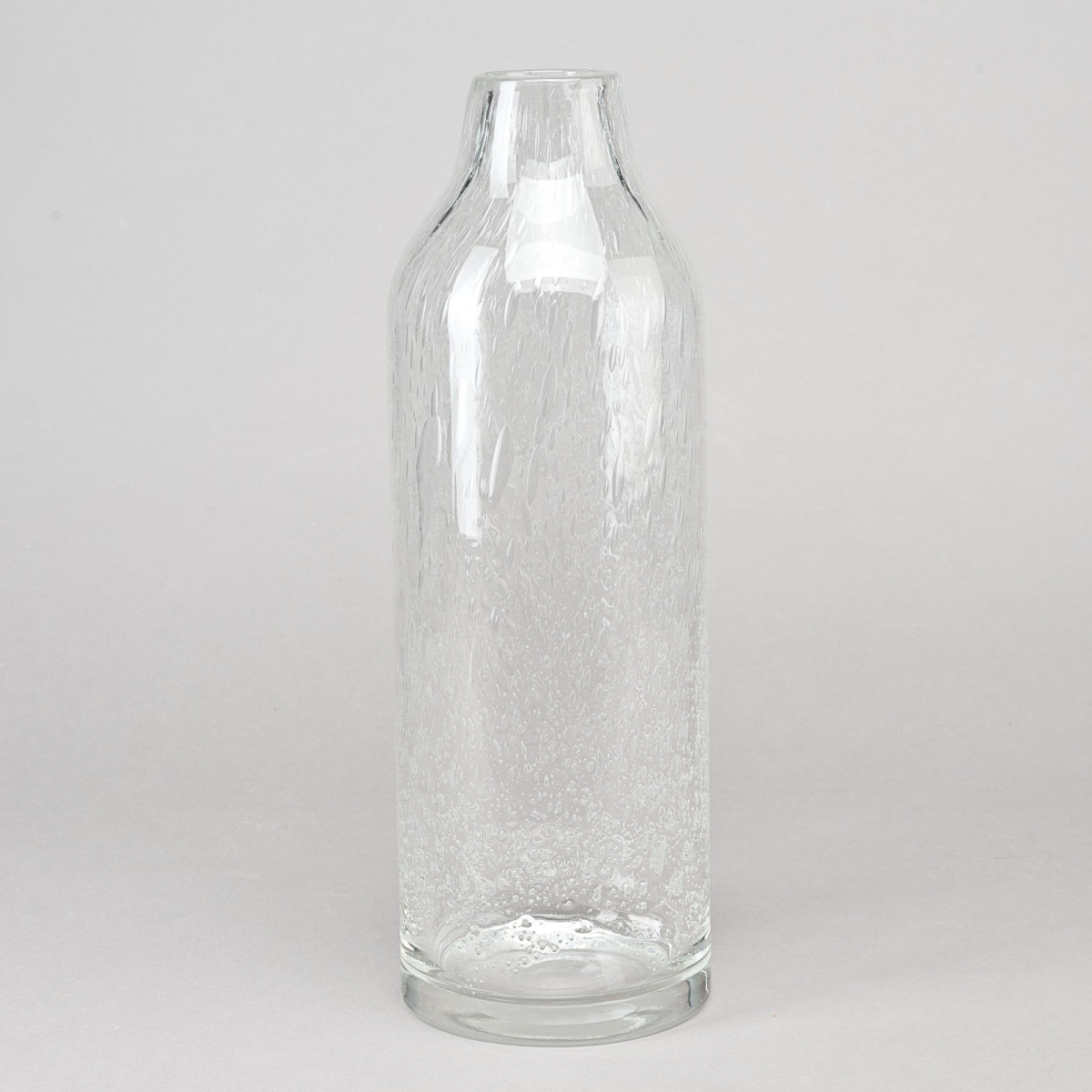 Vase LONGO L, H 39 x D 13 cm, Clear Bubbles;