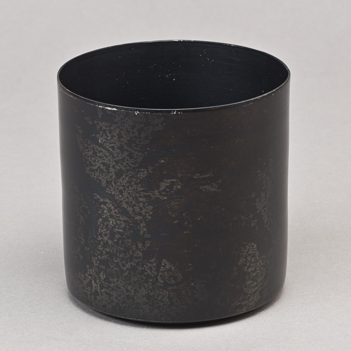 Windlich, D 10 x H 10 cm, Metall, antique, Schwarz;