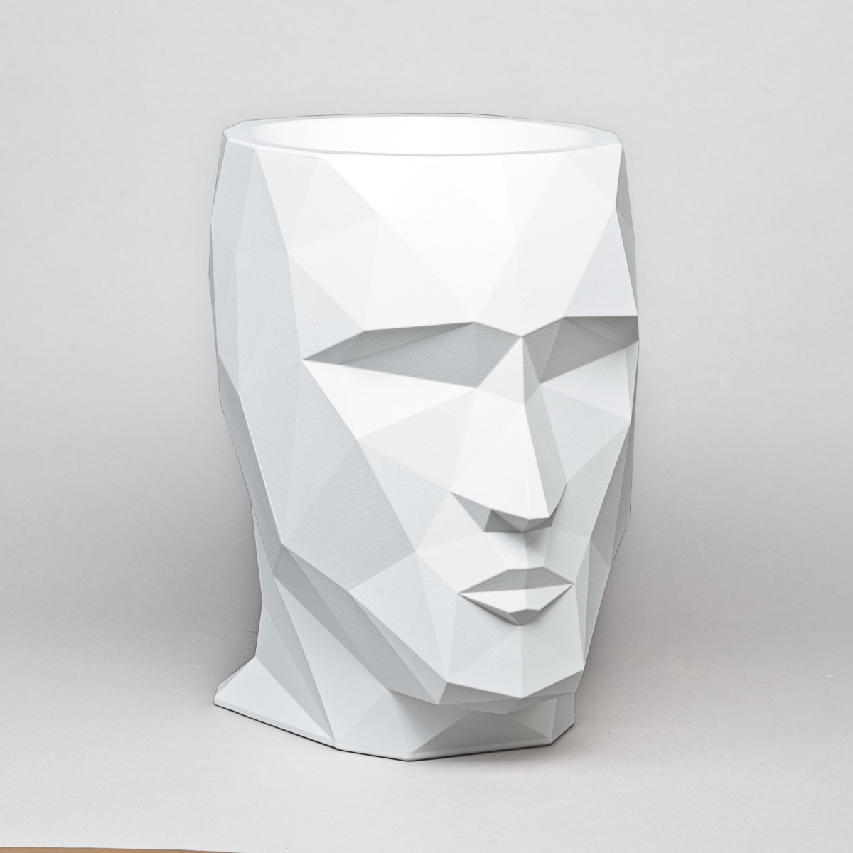 Pflanzgefäss ADAN, H 42 x B 30 cm, Weiss;