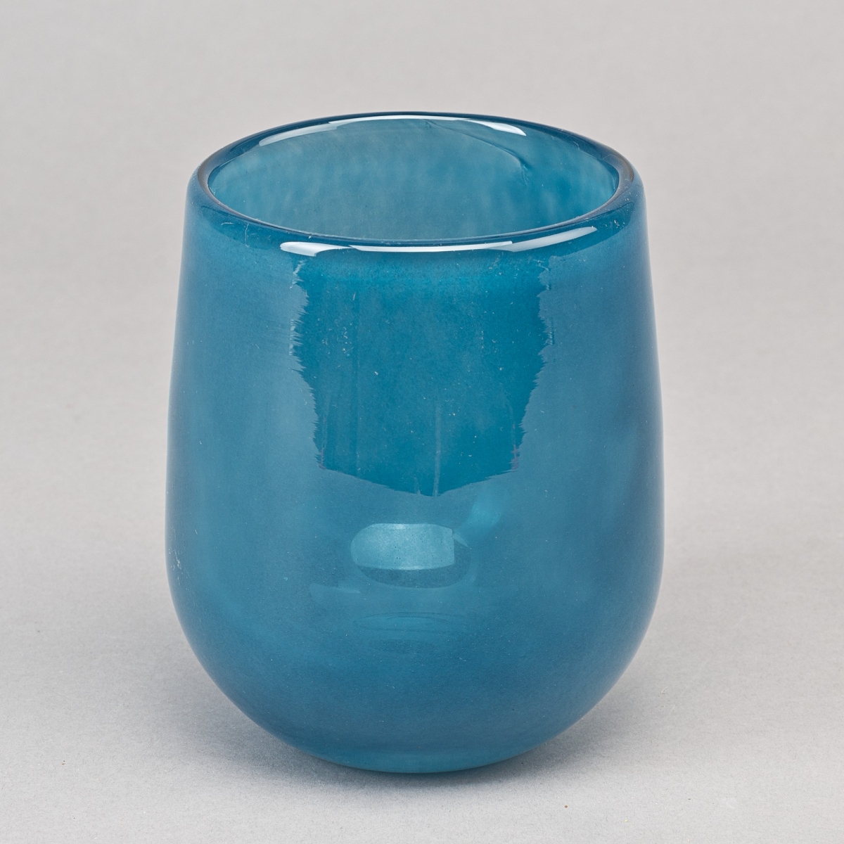 Vase/Windlicht Barrel, H 13 cm, D 10 cm, Navy;