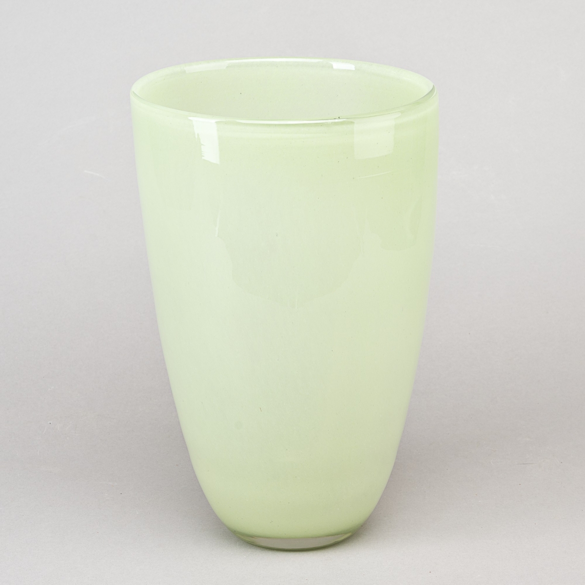 Flowervase, H 32 x D 22 cm, konisch, Lightgreen;