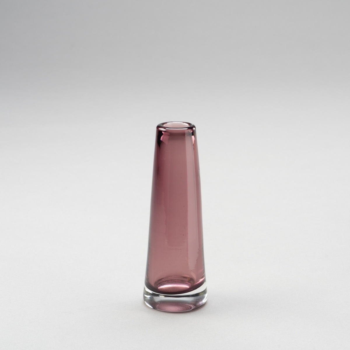 Vase SOLIFLEUR, H 15 x D 5,5 cm, Aubergine;