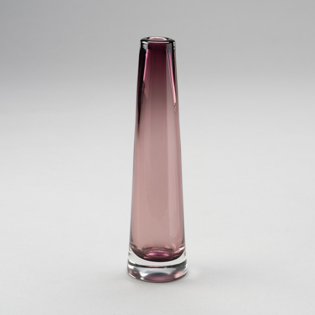 Vase SOLIFLEUR, H 21 x D 5,5 cm, Aubergine;