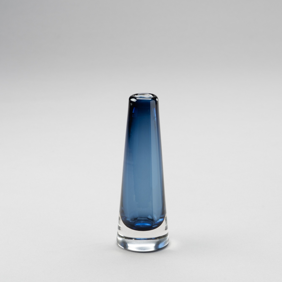 Vase SOLIFLEUR, H 15 x D 5,5 cm, Steelblue;
