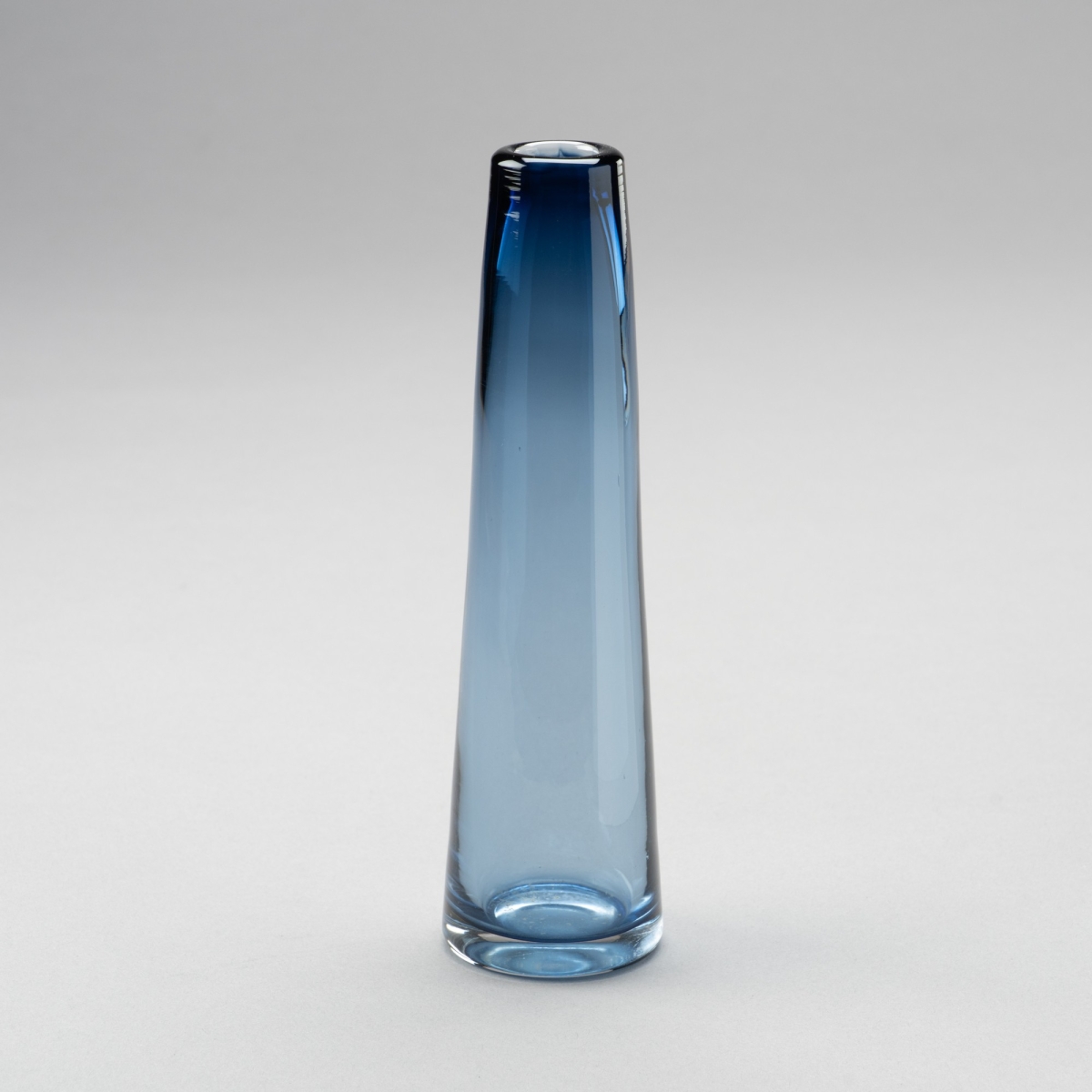 Vase SOLIFLEUR, H 21 x D 5,5 cm, Steelblue;