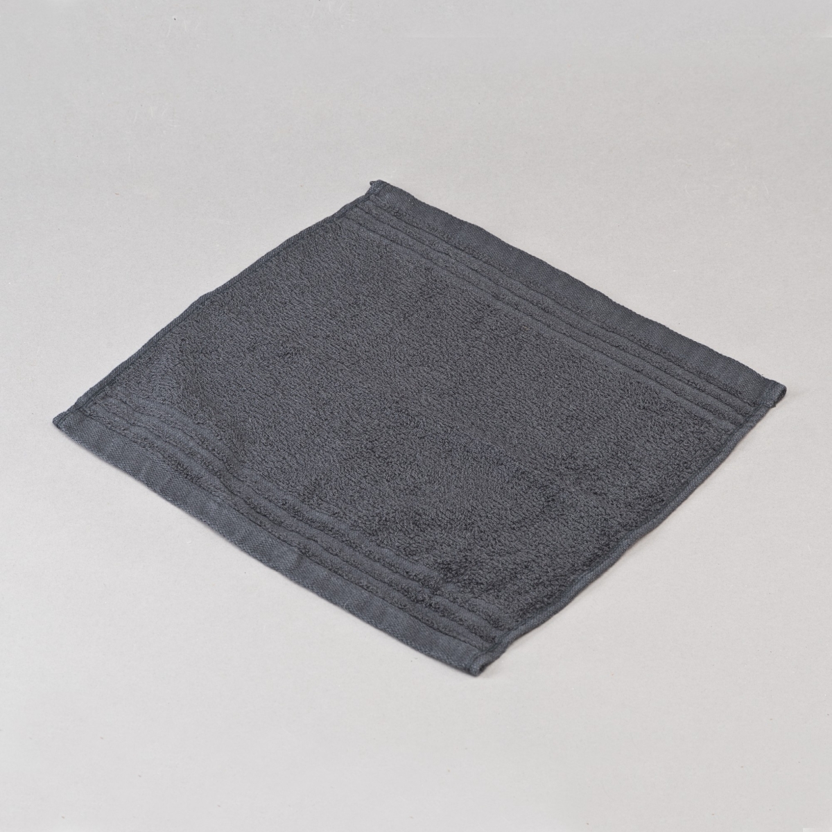 Gästehandtuch, 100% BW, 27 x 27 cm, Schwarz;