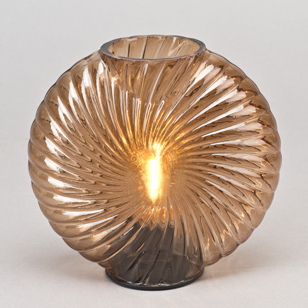 LED-Tischleuchte SUNNY S, D 16,5 x T 7 cm, Braun;
