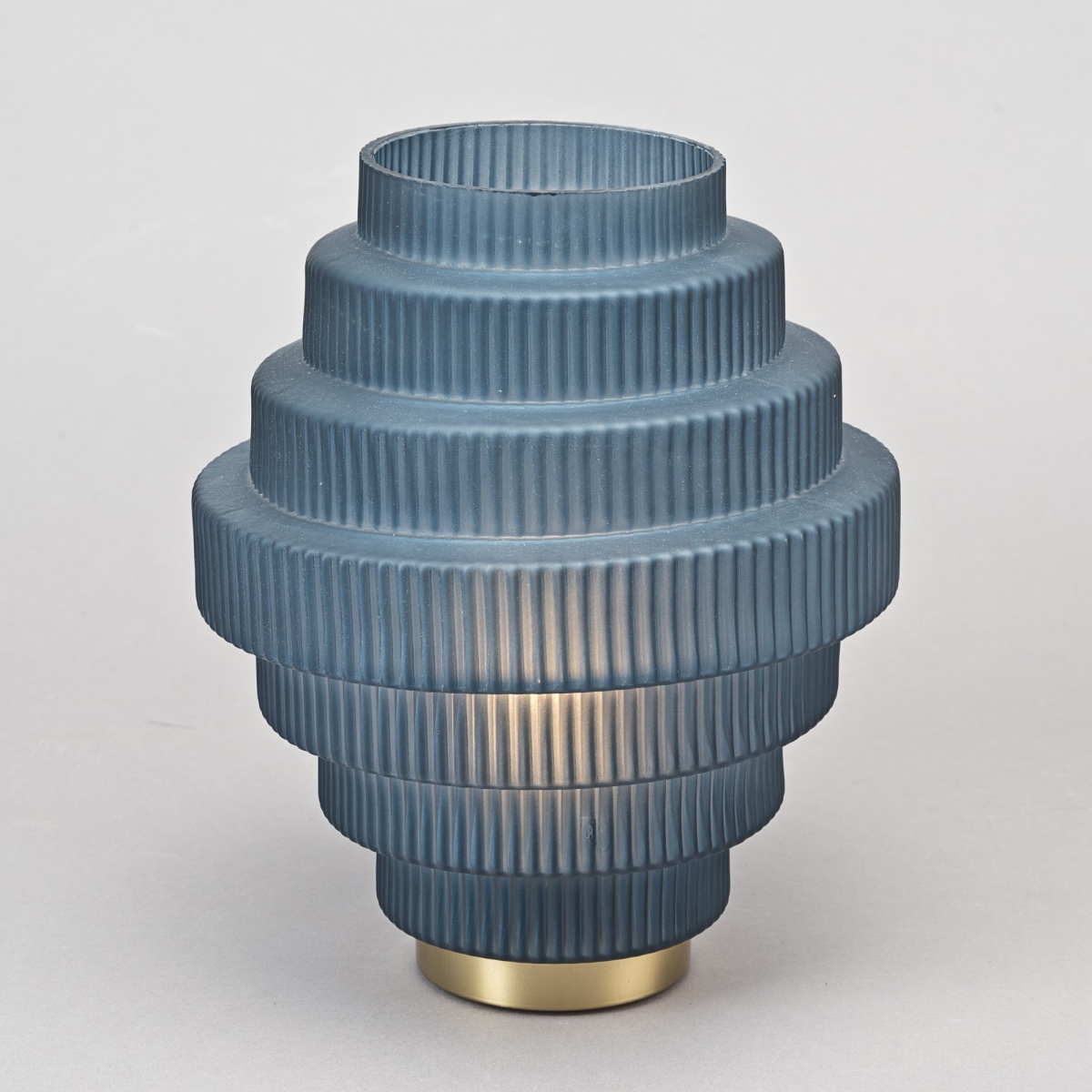 LED Tischleuchte Lizzy L, H 26 x D 24cm, Blau;