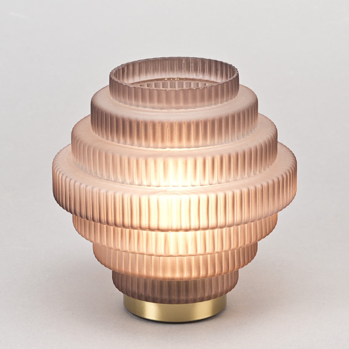 LED Tischleuchte Lizzy S, H 17 x D 17cm, Coffee;