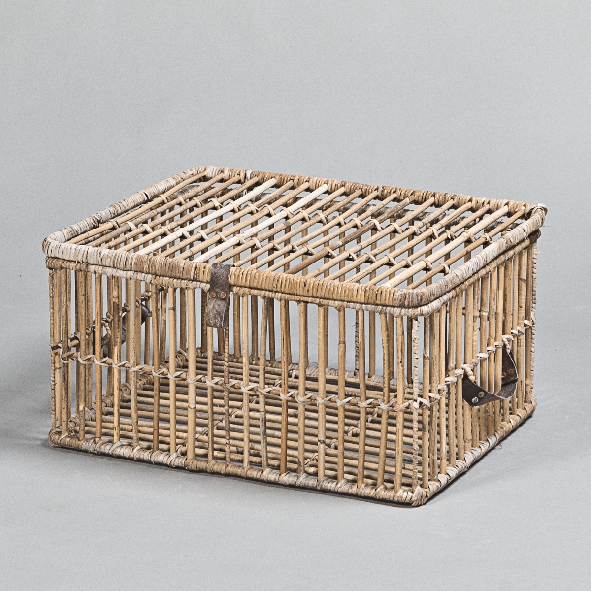 Rattankoffer M, L 62 x B 47 H 32 cm, Bambus, Natur;