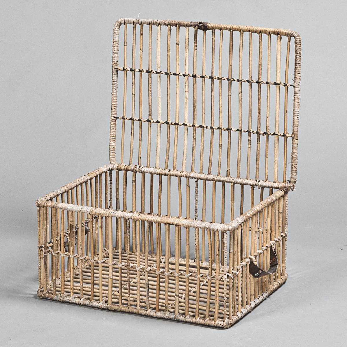 Rattankoffer M, L 62 x B 47 H 32 cm, Bambus, Natur;