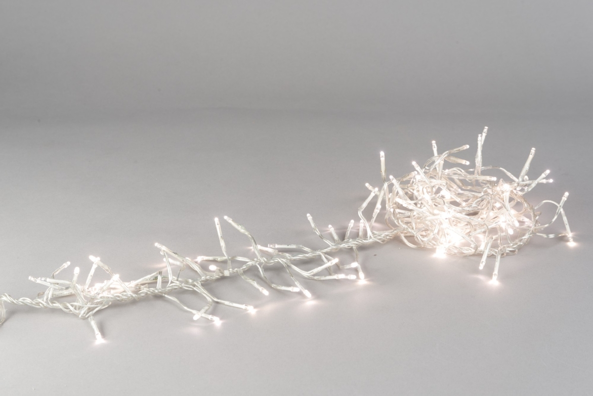 LED-Ricelights, 11 m, 500, Klar/Warmweiss;