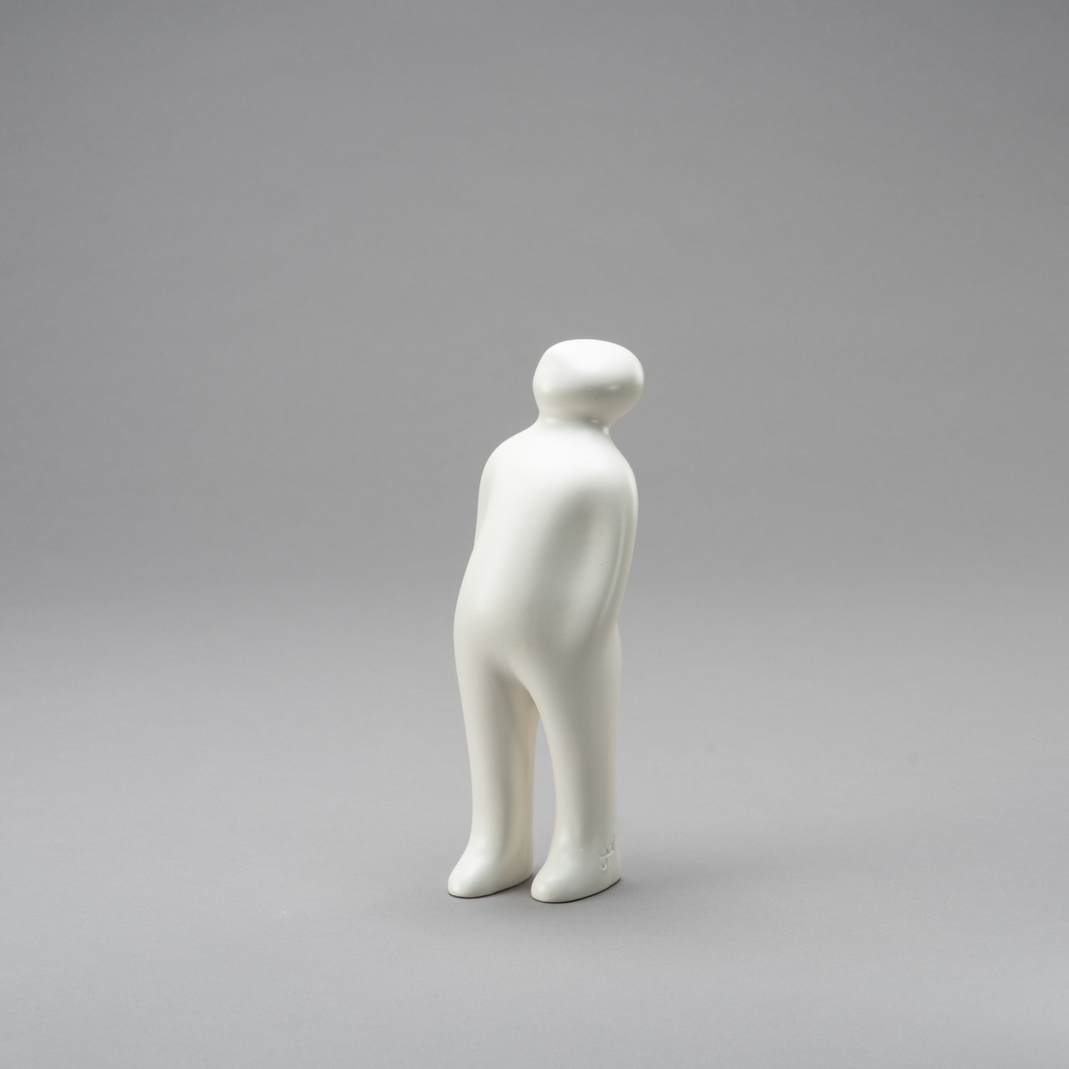 THE VISITOR S, H 23 cm, Weiss;