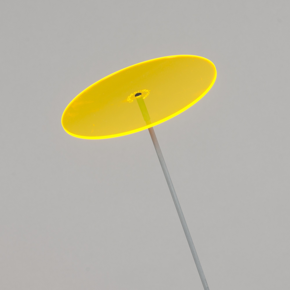 CAZADOR-DEL-SOL UNO, D 20 cm, Acrylglas, Gelb;