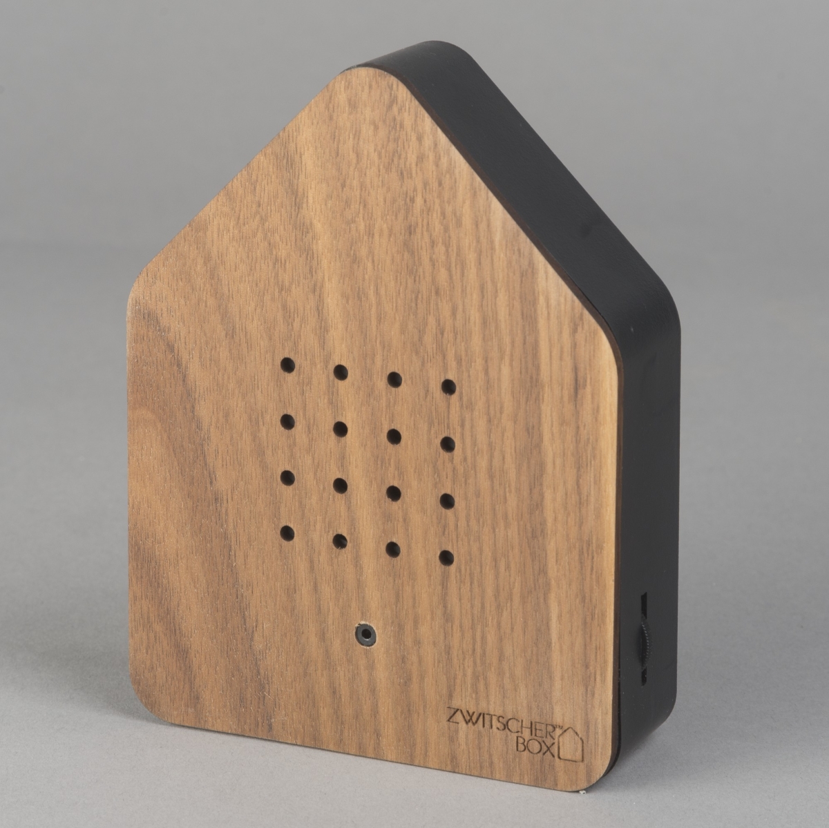 Zwitscherbox, Relaxing Bird, Walnuss/Schwarz;