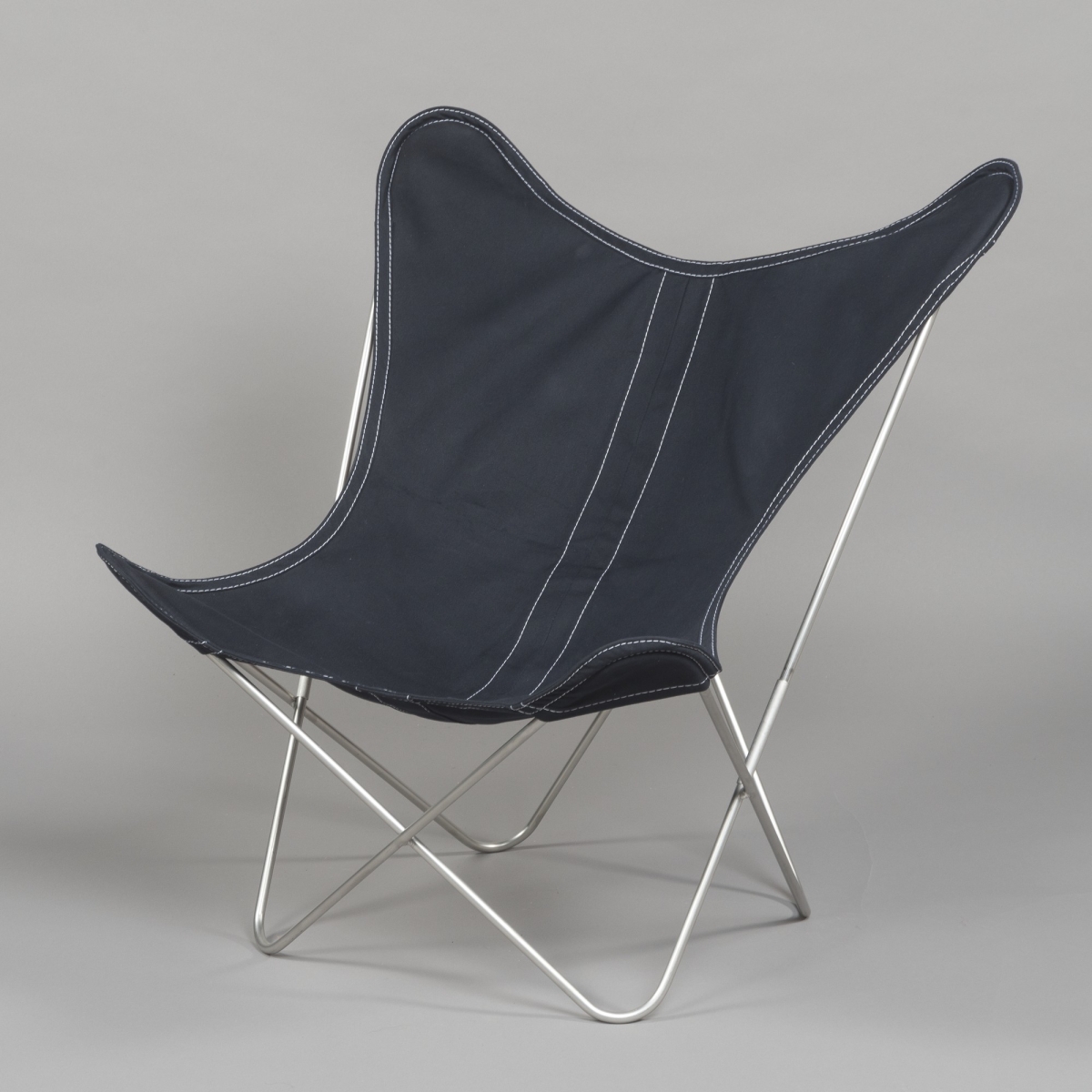 Sessel, Baumwolle, L 68 x B 80 x H 88cm, Schwarz;