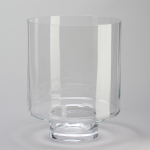 Windlichtglas, "Step", H 35 x D 27 cm, Klar;